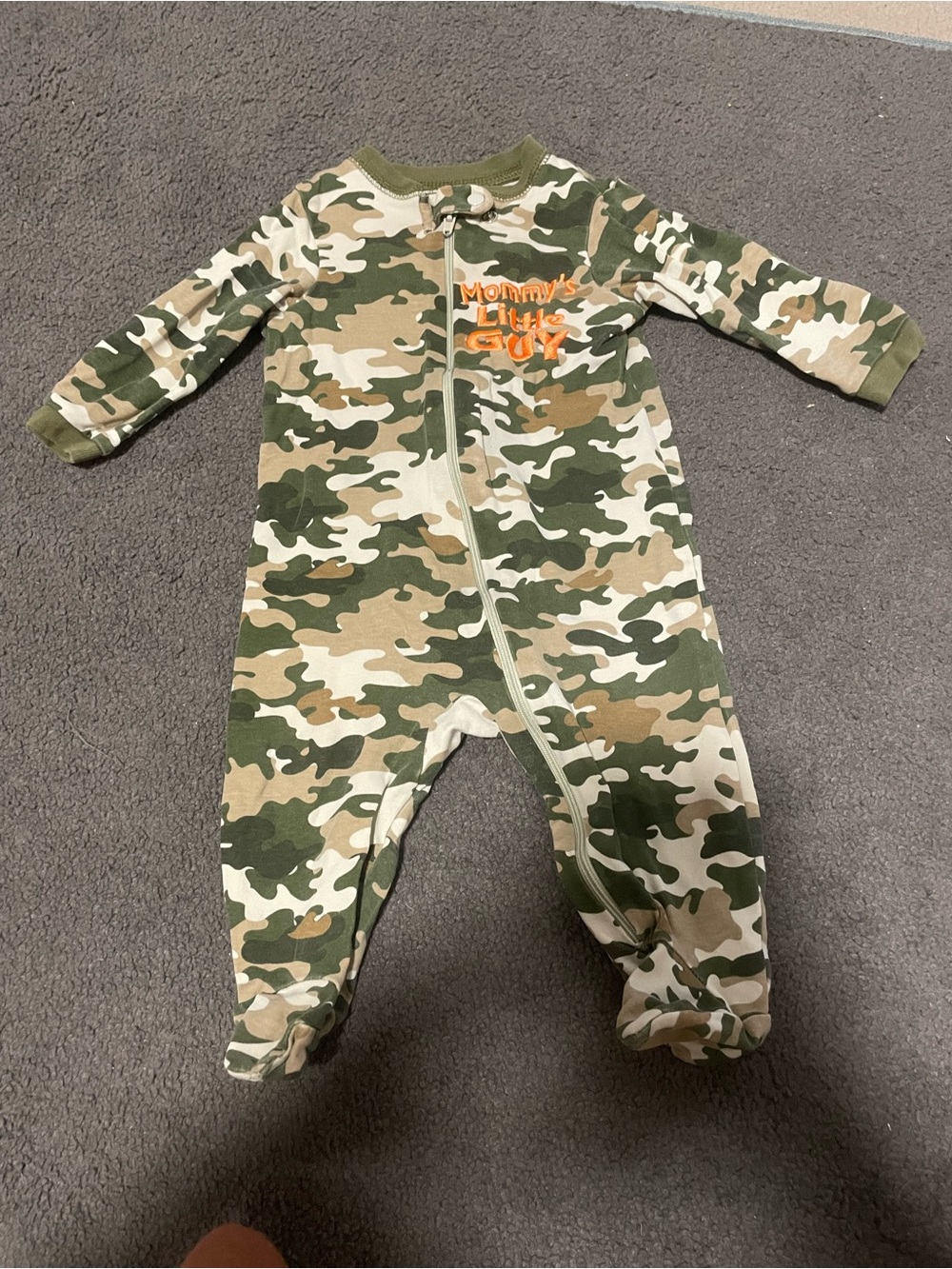 Camo Footed One-Piece